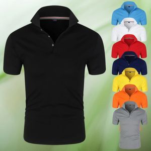 Polos Summer Polo Shirt Swater Sweatek z krótkim rękawem T -koszulka oddychająca moda ubrania uliczne S 4xl 231206