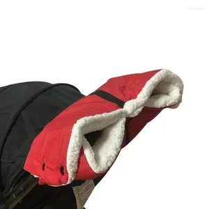 Stroller Parts Winter Pram Gloves Pushchair Hand Muff Warm Fur Fleece Mitten Baby Cart Outdoor Glove Accessories
