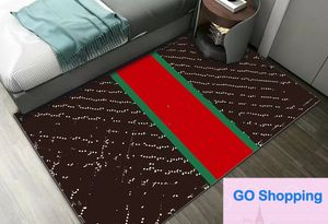 Simple Black and White Striped Printed Carpet Floor Mat Living Room Study Bedroom Coffee Table Carpet Home Comfortable Bedside Blanket