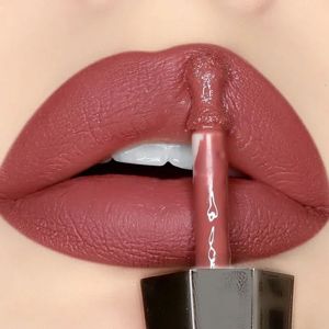 Lipstick Waterproof Nude Lip Gloss 18 Colors trwałe aksamitne matowe płyn nawilżający Nonstick Cup Makeup kosmetyczny 231207