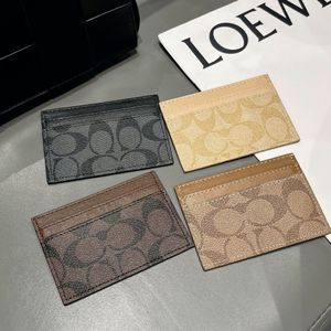 Designer Case Designer Mens Card Holder With Pattern Print Luxury Short Wallet Leather Purse Men Women Mini Bag Cardholder Credit Clutch