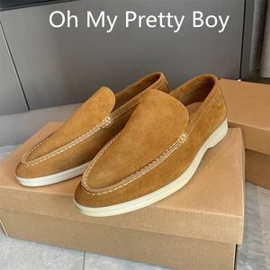 Loro Pias Mokorki designerskie buty loro mężczyzn kobiety mokasyny płasko top zamszowe krowie skórzane butę oksfordzki mokasyny mokasyny mokerne trampki sukienki rozmiar 776