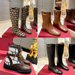 Savaş Bot Miras Botları Tasarımcı Buzağı ayak bileği Deri Kısa Boot Luxury Woemen Ayakkabıları Knee Fashion Boot Ayakkabısı