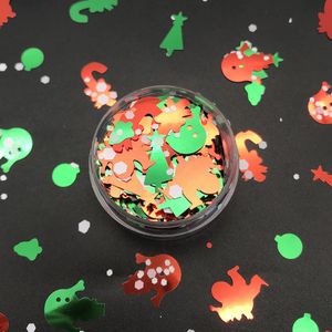 Acrylic Powders Liquids Holographic Nail Art Glitter Christmas Snowflakes Flakes Sequin Glitter Nails Accesorios Winter Nail Decoracion 231202