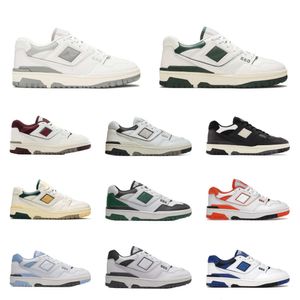 Trainer New B550 550 Casual Shoes Mens Women White Green Grey Evergreen Silver Shadow Balance Cream Black Blue UNC BB550 Navy Rich Paul Brand Designers Sneakers S7