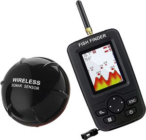 Fish Finder LUCKY Ecoscandaglio wireless Allarme pesca Rilevatore ecoscandaglio subacqueo portatile 231206