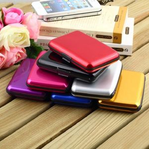 Card Holders Colorful Pocket Waterproof Wallet Business Cash Clip Aluminum Alloy (Outer) Plastic (Inner)