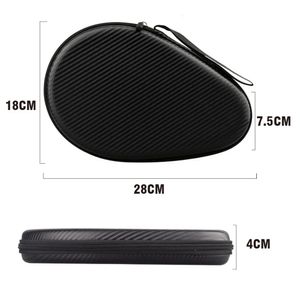 Table Tennis Sets Table Tennis Bag Cover Paddle EVA Bags Waterproof Gourd-Shaped 28x18x4cm Ping Pong Racket Case Box Sports Accessories 231207