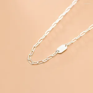 Подвески Colusiwei, подлинное серебро 925 пробы, простой овальный кулон с жемчугом, ожерелье для женщин, цепочка с надписью «обещание», модные украшения