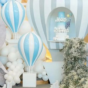 Düğün Doğum Günü Bebek Duş Dersleri Fiberglas Asma Sıcak Hava Balon Stand Secesarasyonlar 107