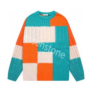 Kadın Tasarımcı Sweaters Loewees Sweater Örgü Sweatshirt Mürettebat Boyun Uzun Slevee Marcas Mixtas Hoodie Mektup Nakış Giysileri Sıradan Sonbahar ve Kış Sıcak Üstleri