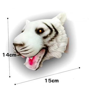 Pluszowe lalki Tiger Hand Puppet Cute Animal Ręce Rękawice Dzieci Prezenty