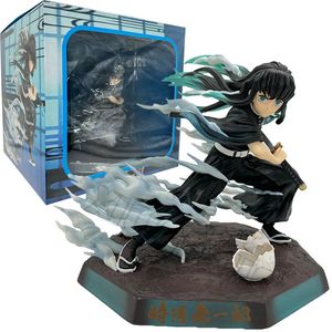 Action Toy Figures 18cm kimetsu no yaiba anime figur tokitou muichirou demon slayer action figur mitsurishinobunezuko figurmodell dolllek leksaker 231207