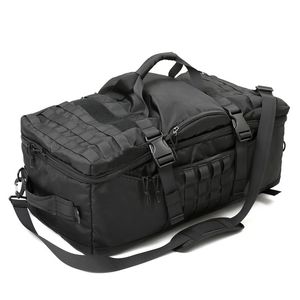 Utomhuspåsar 40L 60L 80L Vattentäta resväskor Stora kapacitet bagagepåsar män duffel väska resor Tote Weekend Bag Military Duffel Bag 231207