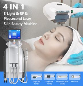 4 in1 Hair removal device ELight & RF & Picosecond Laser Skin Beauty Machine with yag laser