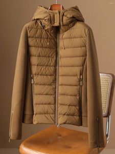 Kvinnors trenchockar Maillard 90 White Duck Down Lightweight Bread Jacket för 2023 Winter European High-End Warm