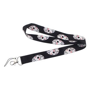 Horror Friday Filmes Lanyard ID Card Titular Crachá Titular Pingente Chave Pendurar Corda Lariat Celular Correias Telefone Fone de Ouvido Acessórios Dhgate Lanyard