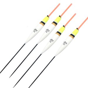 Novos acessórios de pesca 10 pçs/lote Conjunto Bóia De Pesca Bóia Bobbers Paulownia Bóias De Pesca Vertical Pesca Pike Float Para Equipamento De Pesca Da Carpa