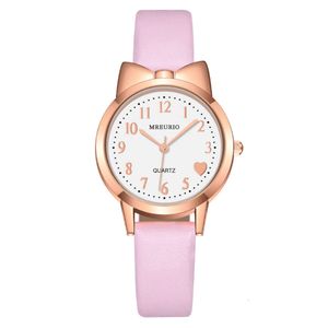 Tiktok Live Bowknot Love Digital Student's Women's Watch Cinto Infantil