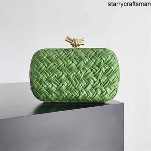 Minaudiere Clutch Bags Designer BottegavVeneta Bags New Classic Sheepskin Woven Underarm Bag Women's Handbag Banquet Evening Dress Handbag HB3H