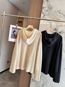 Toteme hooded sweater new casual loose fitting long sleeved knitted top