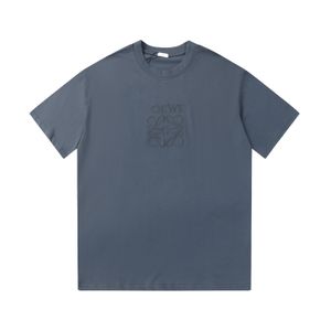 المصممين Trend Street Fashion Men Round Neck Letter Printed T-Shirt فضفاضة قميص شاطئ شاطئ قصير الأكمام.