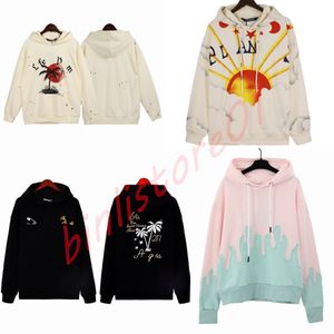 Tasarımcılar Hoodies Moda Palms Angels Angel Sleeve Arka Mektup Baskı Damla Damla Omuz Uzun Kollu T-Shirt Erkekler ve Kadınlar Hip Hop Giysileri Sweatshirts #3W