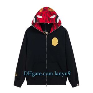 Herren-Kapuzenpullover, Camouflage-Design, rot, gelb, blau, Spleißen, Fleece-Pullover, Übergröße, Reißverschluss-Pullover, Liebhaber-Sweatshirts, Designer-Mode-Hoodie-Jacke, Streetwear, B60