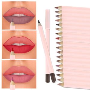 Карандаши для губ Коричневый карандаш-лайнер Private Label Custom Bulk Lipliner Косметика для губ Cosmeticos Makeup 231207