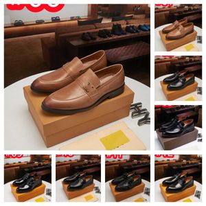 40 Style Men's Dress Shoes Business Formal Genuine Leather Shoes Male Fashion Casual Loafers Brand Classic Formal Party Oxfords SIZE 38-46