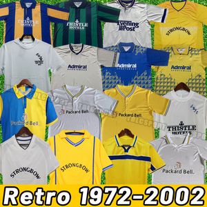 Hasselbaink Retro Soccer Jerseys United Classic Football Shirt Smith Kewell Hopkin Batty Milner Viduka Vintage Uniform 00 02 03 88 90 91 92 93 94 95 96 97 98 99 1972 2003