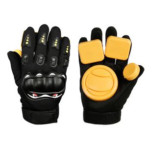 Skate accessoarer nedförsbacke Skateboardhandskar Ruller Long Board Slider Skateboard Turning Gloves Slide Broms Gloves With Slider Skate Accessories 231206