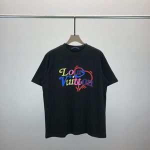 デザイナーニュートップサマールーズTシャツファッションカジュアルシャツラグジュアリー衣料品かわいいシャツメンズレディース高品質のニュートラルカップルTシャツSS57