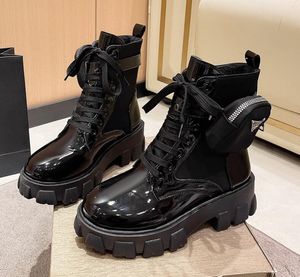 2023 novas mulheres preto plataforma de couro genuíno bolso tornozelo botas motocicleta botas curtas cruz amarrado primavera outono inverno conforto