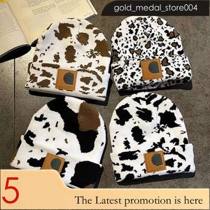 Carhart Designer Hüte Herren Damen Beanie Milch Leopard Winter Thermo Strickmützen Gestrickte Wollmütze Plus Samtkappe Outdoor Dickere Maske 959