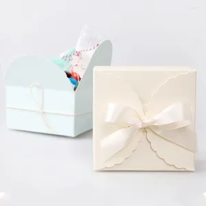 Present Wrap Creative Handmade Soap Square Box For Party Baby Shower Paper Chocolate Boxes Package/Wedding Favors Candy