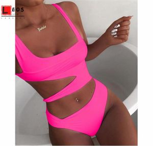 Costume da bagno intero sexy fasciatura incrociata costumi da bagno donna push up triangolo siamese costume da bagno costume da bagno estivo multicolore abbigliamento da spiaggia Two2659738