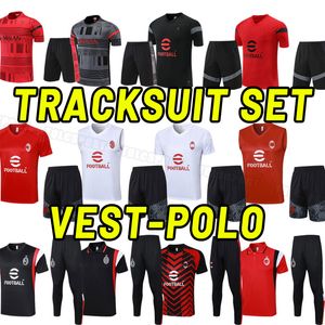 AC 23 24 Fußball -Trikot R. Leao Ibrahimovic 2023 2024 Giroud Tomori Tonali Bennacer Rebic Origi Camiseta de Futbol de Ketelaere Milans Full Set Weste Polo Training Kit