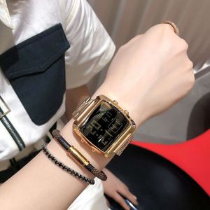 Nowy trend tiktok ten sam zegarek prosty temperament Wodoodporne moda wielofunkcyjne zegarek damski