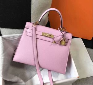 Designer Women Bags Purse Genuine Leather Handbags Totes Mini Messenger Bag Silver Gold Hardware Flat Handle Luxury Tote 22cm 25cm 28cm 06