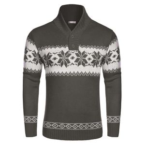 Ralph SWEATER Men Men świąteczny sweter brzydkie dzianinowe swetry swobodne dzianiny z płatkiem śniegu 259