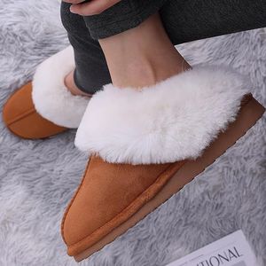 Sandali Comwarm Pantofole in soffice pelliccia per donna Uomo Furry Fuzzy Scarpe basse per la casa Inverno Peluche Coperta Coppia Casa accogliente 231206