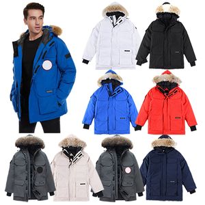 Designerkleidung Top-Qualität Kanada G08 Expedition Parka Herrenmantel Wolf Echtpelz Damen Daunenjacke Damenmäntel Winter Körperwarm Highend