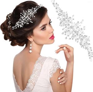 Hair Clips Bride Wedding Headdress Crystal Handmade Comb Long Accessories Insert Bridesmaid Accessories.