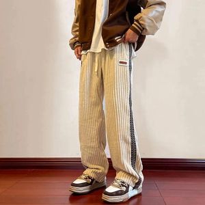 Spodnie damskie męskie spodnie dresowe vintage Y2K Corduroy Harajuku jogging swobodne spodnie szerokie nogi streetwear wieżowa Kobieta