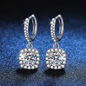 Boucles d'oreilles créoles pour femmes, bijoux fins en argent Sterling 925 Moissanite, vente en gros, Agent d'achat