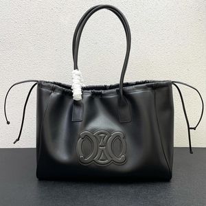 Grande sacola designer de luxo bolsa de ombro bolsas femininas moda crossbody saco preto mensageiro saco composto senhora carta bolsa de embreagem carteira feminina 44cm