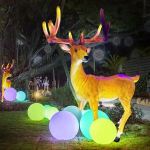 decor artificial Christmas Ornaments Home Party Decoration Resin Christmas Reindeer wedding suplies event party decoration wedding display stand 105