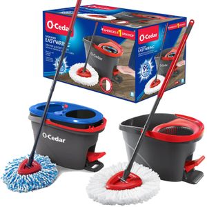 Mops Fuß aktiviertes Pedal Spin Mop Bucket System Hände frei 231206