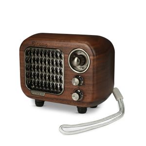 Przenośne S ers Old Fashioned Classic Style Retro FM Radio Bluetooth S Er Wsparcie TF Aux Mp3 Music Player 231206